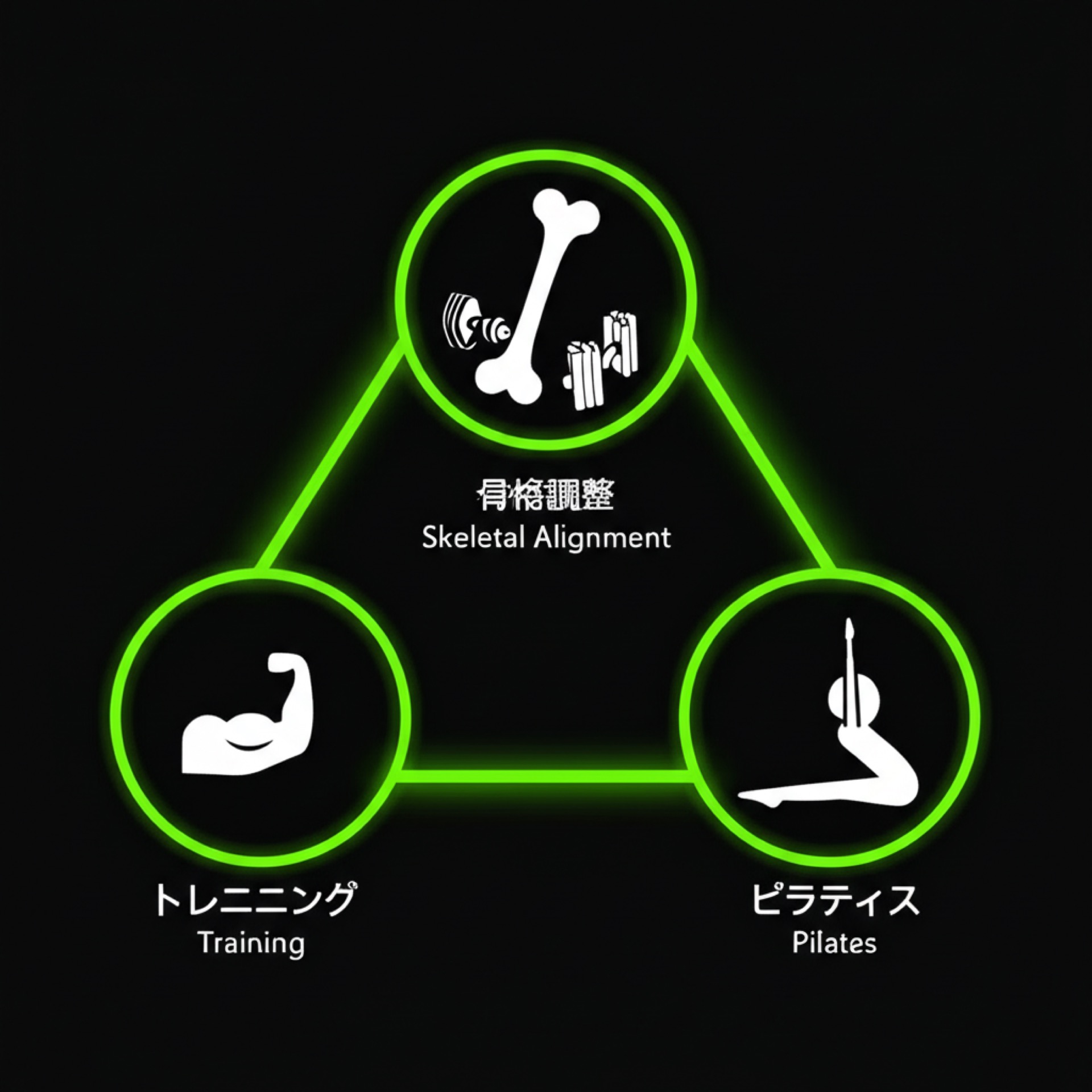 LIWEI GYMの3つのアプローチ：骨格調整×トレーニング×ピラティス